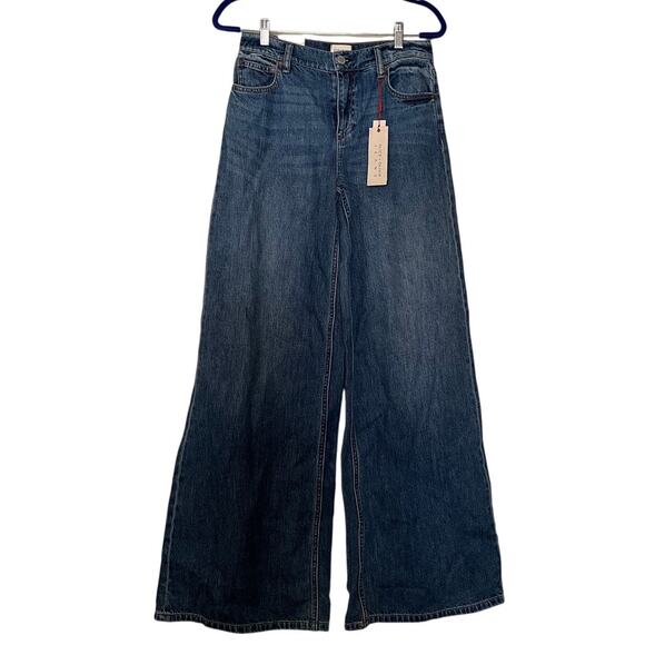 NWT Alice & Olivia Harper Mid-rise Supper Baggy Jean Size 26 - Picture 1 of 8